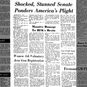 Senate pays tribute to Robert F. Kennedy