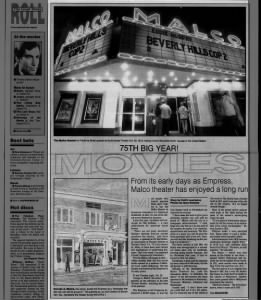 Malco - Empress theatre 75th anniversary