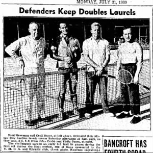 Boyer, Cecil - "Defenders Keep Double Laurels" - July 31, 1939