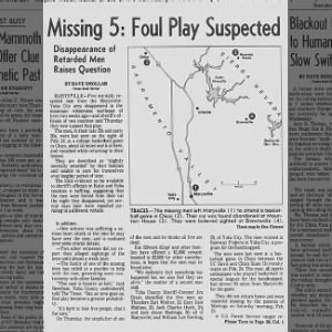 Yuba County Five, Los Angeles Times, Friday, March 10, 1978, Foul Play featured.