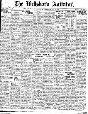 The Wellsboro Gazette Combined with Mansfield Advertiser from Wellsboro, Pennsylvania • Page 1