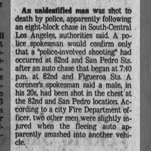 police-involved shooting