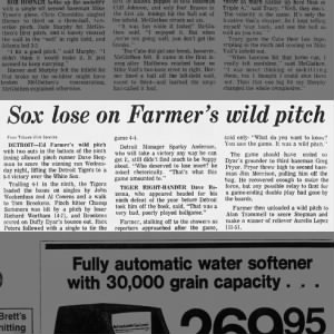 Thurs 9/4/1980: Tigers beat CWS on walk-off wild pitch (CHI coverage)