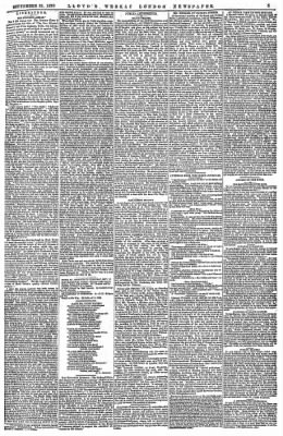 Lloyd's Weekly Newspaper from London, Greater London, England on September 18, 1870 · 5