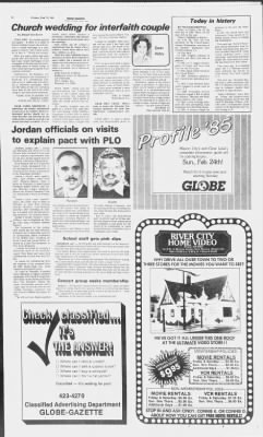 Globe-Gazette from Mason City, Iowa on February 22, 1985 · 21