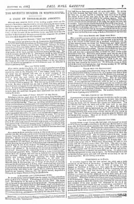 The Pall Mall Gazette from London, Greater London, England on November 10, 1888 · 7