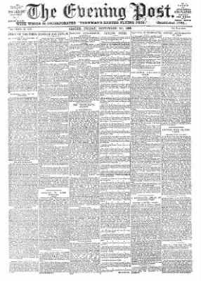 The Exeter Flying Post or, Trewman's Plymouth and Cornish Advertiser from Exeter, Devon, England on September 20, 1889 · 1