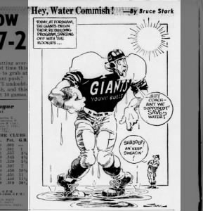 Cartoonist Bruce Stark was known for caricatures of sports figures