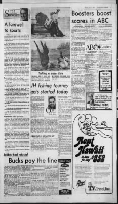 VINTAGE 1975 DAYTON JOURNAL HERALD NEWSPAPER BASS MASTER ANGLER FISHERMAN PATCH 
