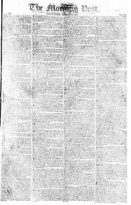Round hat All the time The Morning Post from London, Greater London, England on October 31, 1805 ·  1