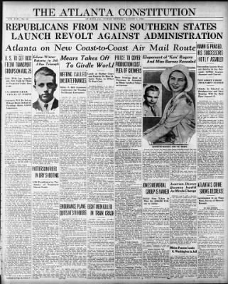 The Atlanta Constitution from Atlanta, Georgia on August 3, 1930 · 9