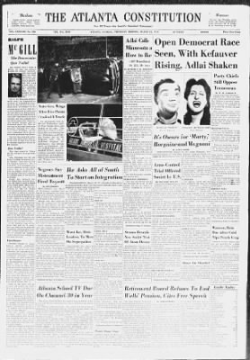 The Atlanta Constitution from Atlanta, Georgia on March 22, 1956 · 1