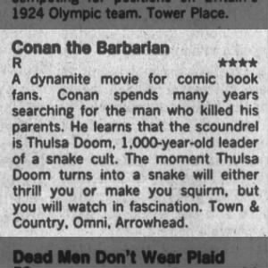 Conan the Barbarian *