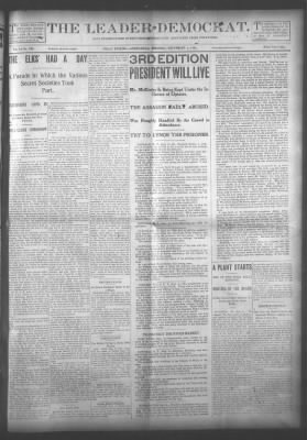 Springfield Leader and Press from Springfield, Missouri • Page 1