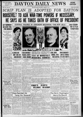 Dayton Daily News from Dayton, Ohio on March 4, 1933 · 1