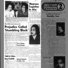 Article about Rosa Parks published April 1956, during the Montgomery Bus Boycott