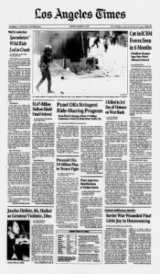 The Los Angeles Times from Los Angeles, California on December 12, 1987 · 1