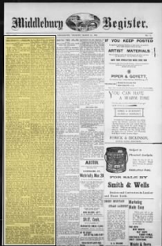 Middlebury Register and Addison county Journal