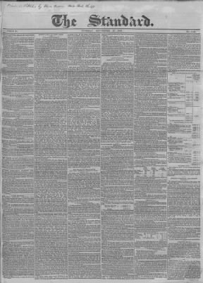 The Standard from London, Greater London, England on September 17, 1850 · 1