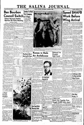 The Salina Journal from Salina, Kansas on August 20, 1952 · Page 1