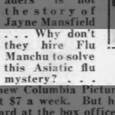 "Flu Manchu" (1957) - 