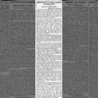 British newspaper account of the executions of Parsons, Fischer, Engel, and Spies