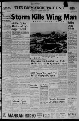 The Bismarck Tribune from Bismarck, North Dakota • Page 1