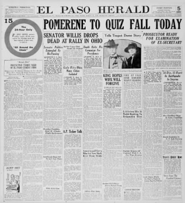 El Paso Herald from El Paso, Texas on March 31, 1928 · Page 1