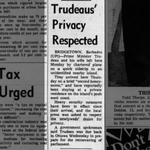 Trudeau Apr 13, 1971
