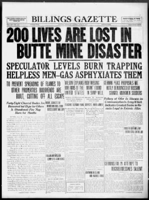 The Billings Gazette from Billings, Montana on June 10, 1917 · 1