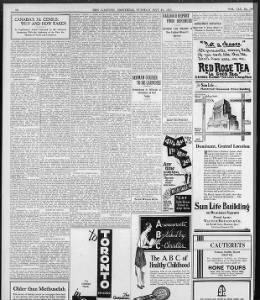 Article on 7th Census of Canada May1931