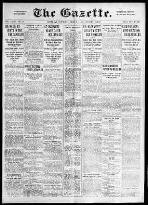 The Gazette from Montreal, Quebec, Canada on March 4, 1915 · 1