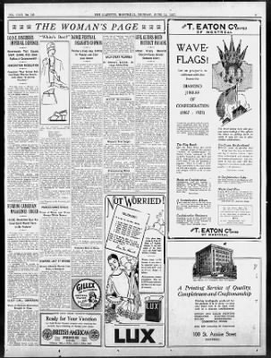 The Gazette from Montreal, Quebec, Canada on June 13, 1927 · 9
