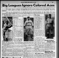 1938 newspaper article titled 