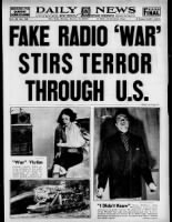Fake Radio 'War' Stirs Terror Through U.S.