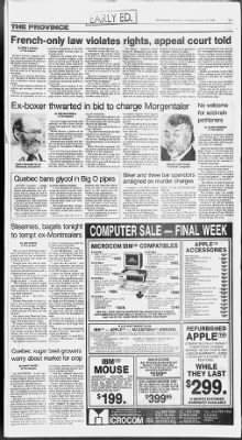 The Gazette from Montreal, Quebec, Canada on March 13, 1986 · 4
