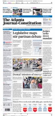 The Atlanta Constitution from Atlanta, Georgia on August 13, 2011 · A1