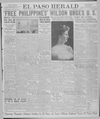 El Paso Herald from El Paso, Texas on December 7, 1920 · Page 1