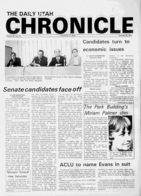 The Daily Utah Chronicle from Salt Lake City, Utah • 1