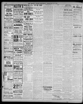 The Boston Globe from Boston, Massachusetts on February 16, 1901 · 10