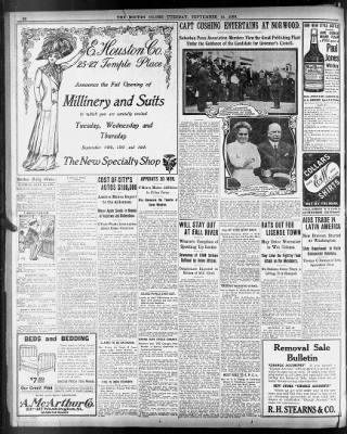 The Boston Globe from Boston, Massachusetts on September 14, 1909 · 16