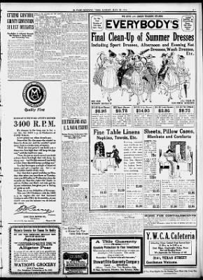 El Paso Times from El Paso, Texas on July 30, 1916 · 3