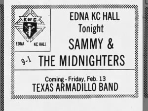 Edna KC Hall - Texas Armadillo Band