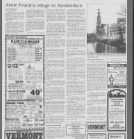 Amsterdam's Westerkerk hosts Anne Frank exhibition in 1985 on 40th anniversary of her death
