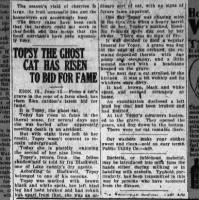 Topsy the Ghost Cat (1923)