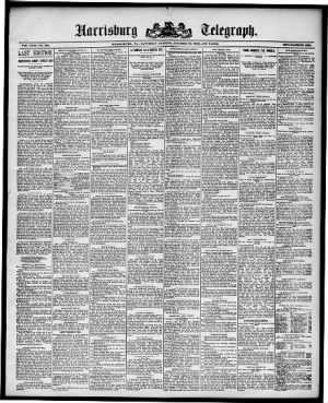 Harrisburg Telegraph from Harrisburg, Pennsylvania • Page 1
