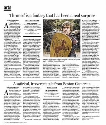 The Boston Globe from Boston, Massachusetts on June 18, 2011 · G4