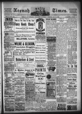 The Neenah Daily Times from Neenah, Wisconsin