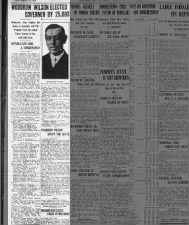 Woodrow Wilson is elected governor of New Jersey in 1910