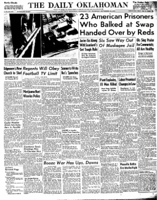 The Daily Oklahoman from Oklahoma City, Oklahoma on September 24, 1953 · 1